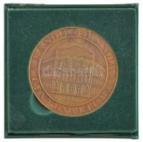 1998. "Kandó Főiskola Centenáriuma" egyoldalas Br érem dísztokban (60mm) T:1- a hátoldalon...