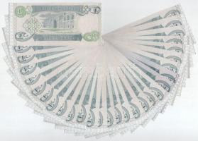 Irak 1992. 1D (27x) közte sorszámkövetők T:I,I- Iraq 1992. 1 Dinar (27x) within sequential serials C...