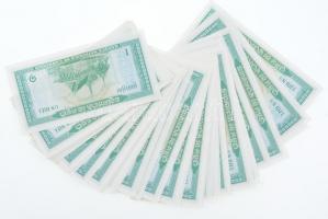 Kambodzsa DN (1956-1979) 1R (50x) sorszámkövetők T:I
Cambodge ND (1956-1979) 1 Riel (50x) consecuti...