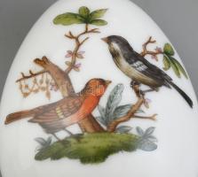 Herendi porcelán dísztárgyak, 8 db, kézzel festett, jelzett, kis kopásnyomokkal