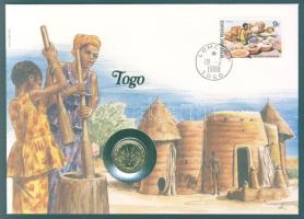 Togo 1987. 5f bélyeges érmés borítékon, ismertetővel T:1