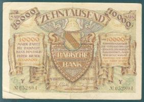 Német Birodalom/Weimari Köztársaság/Mannheim 1923.4.1. 10.000M T:II-
