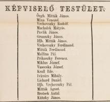 1867 Szabad Királyi Szakolcza város részéről 1867-ik április hó 27-ik és következő napján az 1847/48...