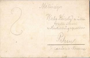 Csónakázó katonák / WWI Austro-Hungarian K.u.K. military, soldiers in rowing boats (EK)