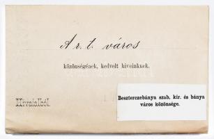 1910 Országgyűlési meghívó. Ferenc József (1830-1916) király és gróf Khuen-Héderváry Károly
(1849-1...