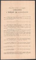 1874 Pest Pilis Solt megye rendelete a halászati jog gyakorlásáról