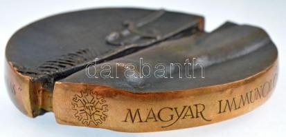DN "Magyar Immunológiai Társaság / FELIX QUI POTUIT RERUM COGNOSCERE CAUSAS" felirattal a ...