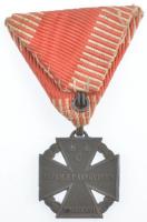 1916. "Károly-csapatkereszt" Zn kitüntetés mellszalagon T:2 Hungary 1916. "Charles Tr...