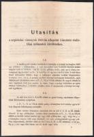 cca 1870-1920 2 darab nyomtatvány: Díjtalan orvosi tanácsadó igazolt szegény elme betegeknek - igazo...