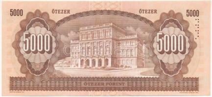 1992. 5000Ft "J 41216550" T:I-,II több halvány hajlás Adamo F49