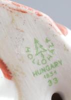 Vegyes porcelán tétel, (Aquincum, Herendi, Hollóháza, Drasche, ENS, Zsolnay) (madár, virág, kutya, k...