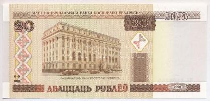 Fehéroroszország 2000. 20R T:I- Belarus 2000. 20 Rubles C:AU Krause P#24