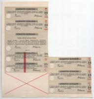 Salgótarján 1944. "Salgó-tarjáni Kőszénbánya Részvény-Társulat" részvénye 750P-ről, szelvé...