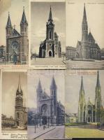 1910-1920 6 db budapesti templom