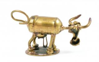 Mid-Century Figurative Art by Magda és Andrzej Nowakowscy (1938 - 2008): Tehén/ Krowa, névjegy tartó...