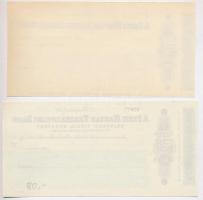 ~1920-1940. "A Pesti Magyar Kereskedelmi Bank" kitöltetlen csekkje (4xklf) T:I,I- az egyik...