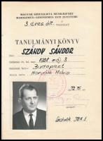 1972 Tanulmányi könyv az MSZMP Marxizmus-Leninizmus Esi Egyeteméről
