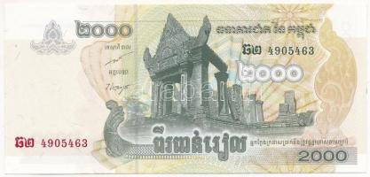 Kambodzsa 2007. 2000R T:I- Cambodia 2007. 2000 Riels C:AU Krause P#59a