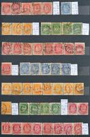 Norvégia + Jugoszlávia összeállítás főleg forgalmi bélyegekből, másodpéldányokkal 12 lapos A4-es berakóban