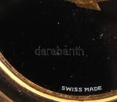 Tissot Le Locle ezüst tokos aranyozott karóra, kézi felhúzós szerkezettel, működik, kopásokkal, d: 3...