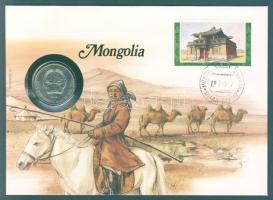 Mongólia 1981. 50m bélyeges érmés borítékon, ismertetővel T:1