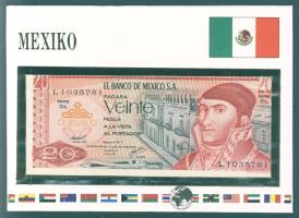 Mexikó 1977. 20P bankjegyes borítékon T:I