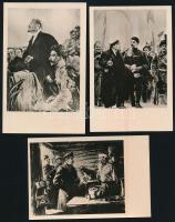 3 db kép Sztálinról, a szovjet grafika 1950-es kiállításáról