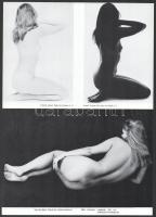 1982 Akt-mappa 1982. Vál. Győri Lajos. Bp., Ofotért. Kiadói papírmappa, 40 t. Komplett!