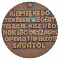 ~1970-1980. "KISZ VÉDNÖKSÉG / Kiemelkedő tevékenységért Tisza II. KISZ Védnökség Országos Opera...