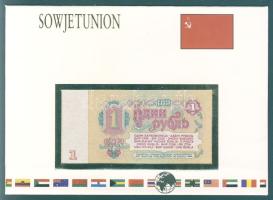 Szovjetunió 1961. 1R bankjegyes borítékon T:I
