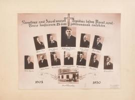 1930 A Szent Vincze Konferencia jubileumára, hátoldalon feliratozott fotó Boronkay Kálmán műterméből, 17×22 cm