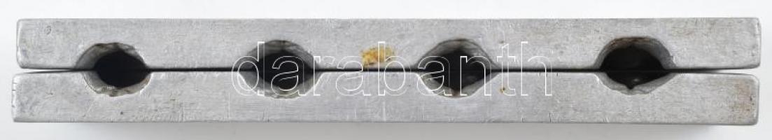 Kakas nyalóka öntőforma, ón, h: 22 cm