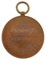 1898. "Jubileumi Emlékérem Fegyveres Erő Számára / Signum memoriae (AVSTR)" bronz kitüntet...