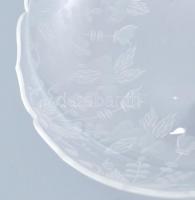 Ezüst (Ag) talpas kínáló, hibátlan, jelzett, m: 31 cm, bruttó: 535g