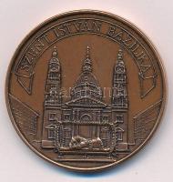 DN Szent István Bazilika / Danubius Thermal Hotels - Margitsziget bronz emlékérem (42,5mm) T:1-