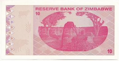 Zimbabwe 2009. 10$ "AA 0277512" T:I-
Zimbabwe 2009. 10 Dollars "AA 0277512" C:A...