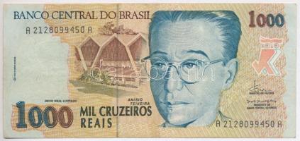 Brazília DN (1993) 1000R "A 2128099450 A" T:III Brasil ND (1993) 1000 Reais "A 2128099450 A" C:F Krause P#240a