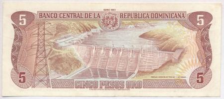 Dominikai Köztársaság 1993. 5P "E800109K" T:III kis folt
Dominican Republic 1993. 5 Pesos...