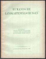 Rumänische Landkartenfäschungen, Bp., 1940, Athenaeum + Die Rumänische Bodenreform in Siebenbürgen, Bp., 1940, Athenaeum, német nyelven, térképekkel, kiadói papírkötésben
