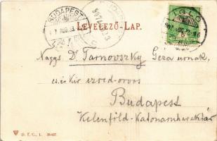 1907 Igló, Zipser Neudorf, Spisská Nová Ves; Római katolikus templom és iskola / Catholic church and...