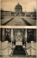 1906 Krasznahorkaváralja, Krásnohorské Podhradie; Mauzóleum, belső. Skalnik és Fia kiadása / mausoleum, interior (Rb)