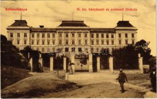 Selmecbánya, Schemnitz, Banská Stiavnica; M. kir. Bányászati és Erdészeti Főiskola. W.L. 460. / Mining and Forestry Academy (EK)