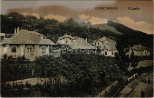 1910 Selmecbánya, Schemnitz, Banská Stiavnica; Villatelep. Joerges kiadása / villas (fl)