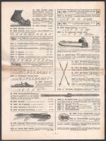 cca 1910 Sportüzelet Peterlongo János, Innsbruck, Tirol teljes vadász, turista-, és port ferlszerelé...