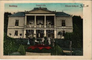 1917 Budapest XII. Svábhegy, Gergelyi Villa a Mátyás király út 32. sz. alatt