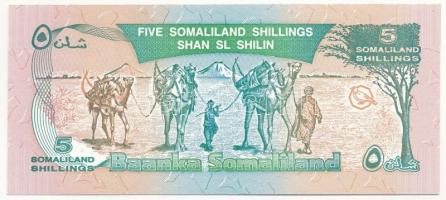Szomáliaföld 1994. 5Sh AH 733830 T:I  Somaliland 1994. 5 Shillings AH 733830 C:UNC Krause P#1a