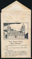 1938 Ünnepi játékok a pécsi Dóm-téren, kihajtható, illusztrált prospektus