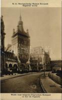 Budapest XIV. Városliget, M. kir. Mezőgazdasági múzeum, Segesvári torony. Id. Weinwurm Antal felvétele 1911.