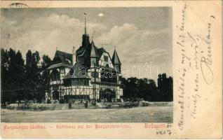 1900 Budapest XIII. Margitszigeti kávéház (fl)