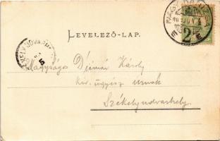 1903 Nagykanizsa, Fő tér. Mair József kiadása (EK)